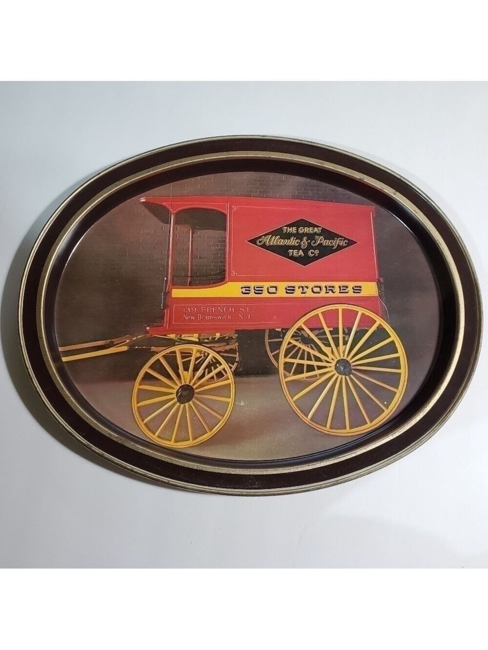 Vintage Great Atlantic & Pacific Tea co serving tray